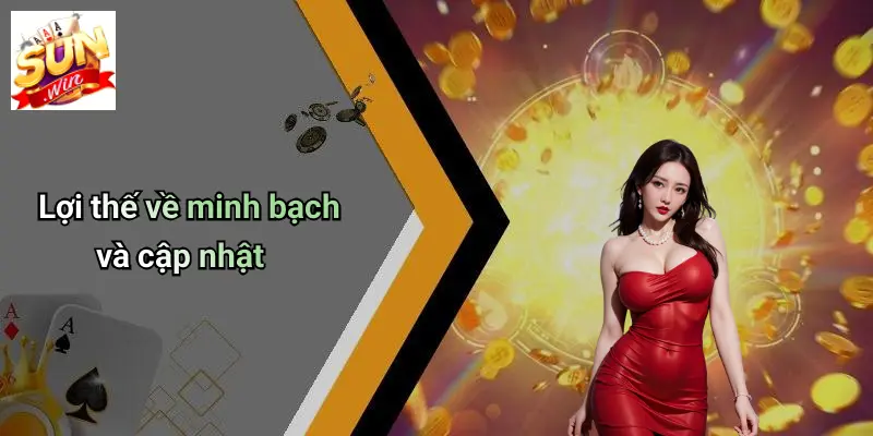 Lợi thế về minh bạch và cập nhật